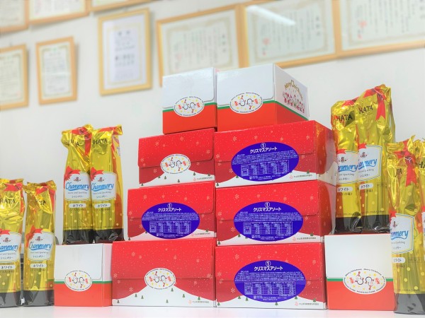 福利厚生のクリスマスケーキの画像